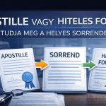 Apostille és hiteles fordítás – mikor kell mindkettő, és milyen sorrendben?