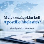 Mely országokba kell Apostille hitelesítés – országonkénti útmutató magyar okiratokhoz
