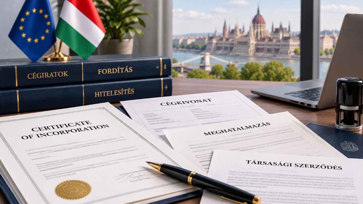 Külföldi cégiratok fordítása és a magyarországi ügyintézéshez szükséges hivatalos dokumentumok